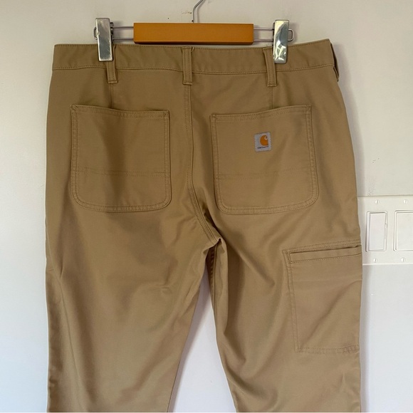Carhartt Women's Tan Straight Leg Pants Size 12 Short - Picture 5 of 9